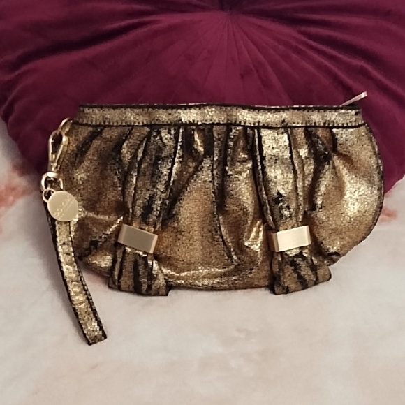 Botkier by Target Handbags - Botkier by Target Gold & Black Metallic Wristlet NWOT